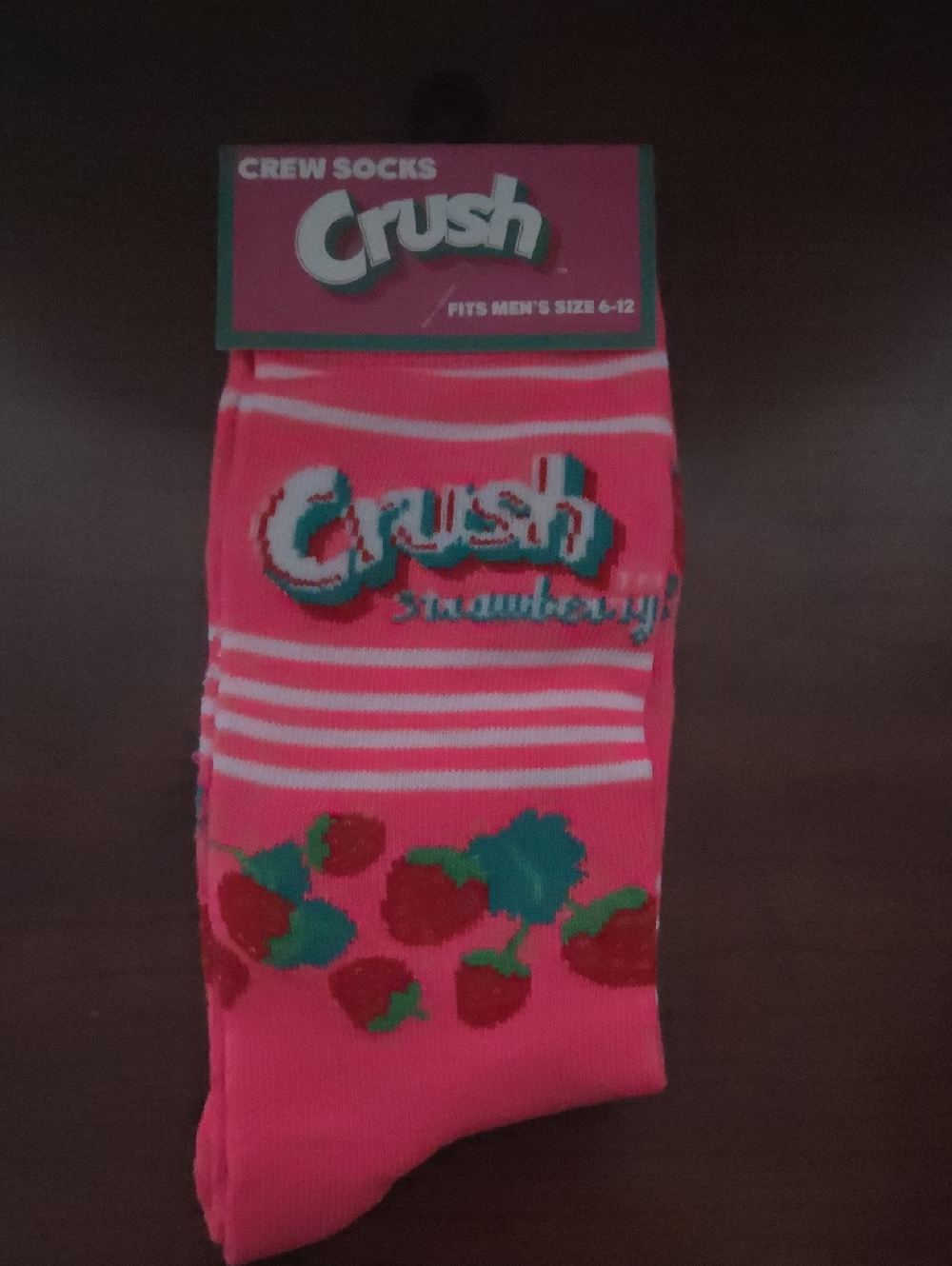 Strawberry Crush Crew Socks
